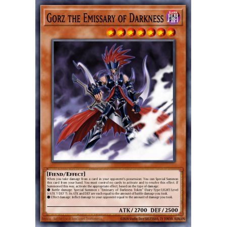 Gorz the Emissary of Darkness (Secret Rare)