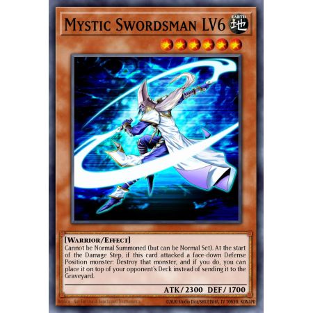 Mystic Swordsman LV6 (Ultimate Rare)