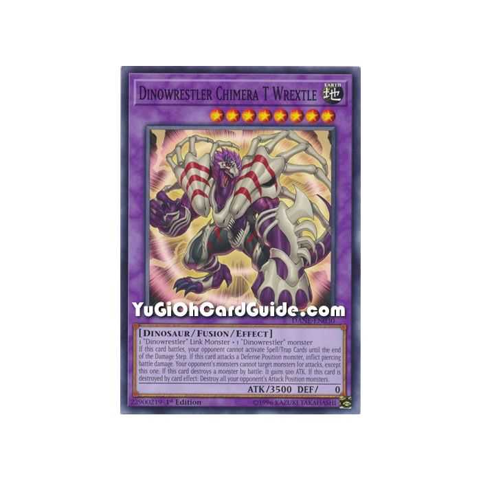 Dinowrestler Chimera T Wrextle (Common) – Dark Neostorm | Carta YUGIOH en México
