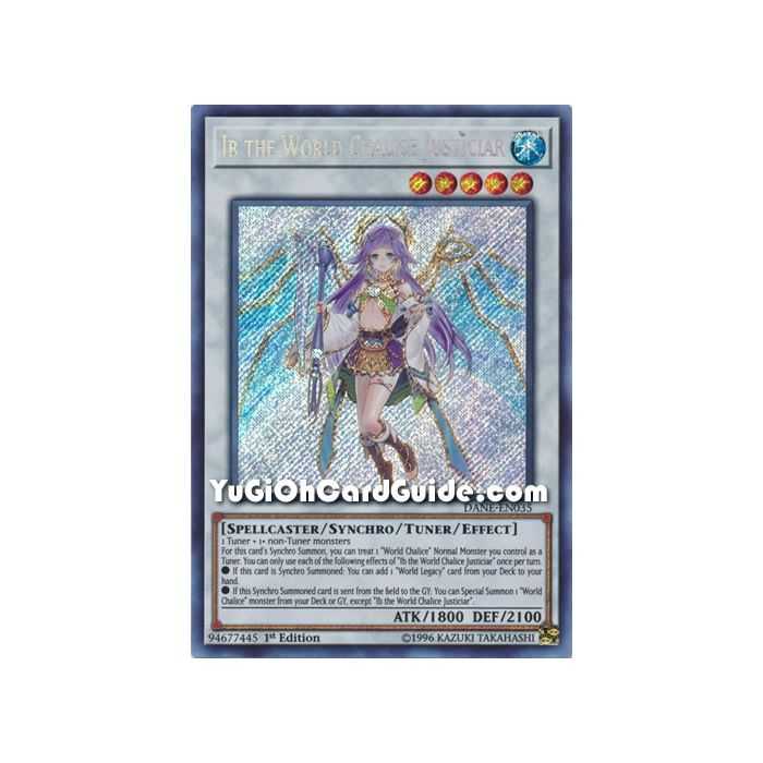Ib the World Chalice Justiciar (Secret Rare) – Dark Neostorm | Carta YUGIOH en México
