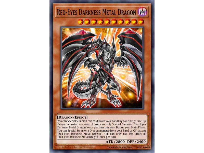 Red-Eyes Darkness Metal Dragon (Common)