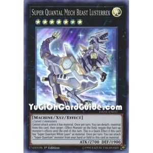 Super Quantal Mech Beast Lusterrex (Super Rare) – Dark Neostorm | Carta YUGIOH en México