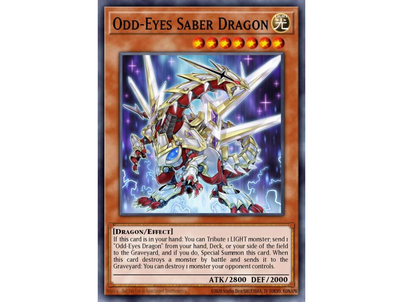 Odd-Eyes Saber Dragon (Secret Rare)