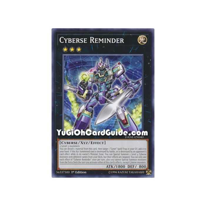 Cyberse Reminder (Common) – Dark Neostorm | Carta YUGIOH en México