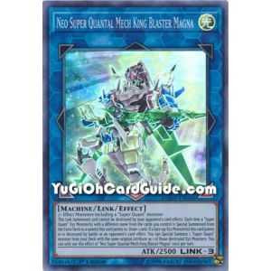 Neo Super Quantal Mech King Blaster Magna (Super Rare) – Dark Neostorm | Carta YUGIOH en México