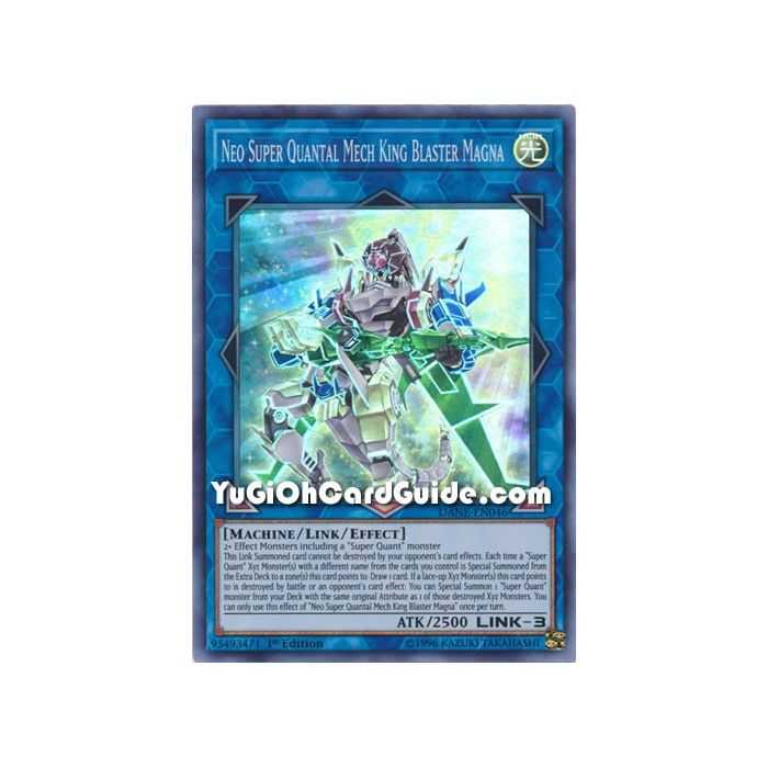 Neo Super Quantal Mech King Blaster Magna (Super Rare) – Dark Neostorm | Carta YUGIOH en México
