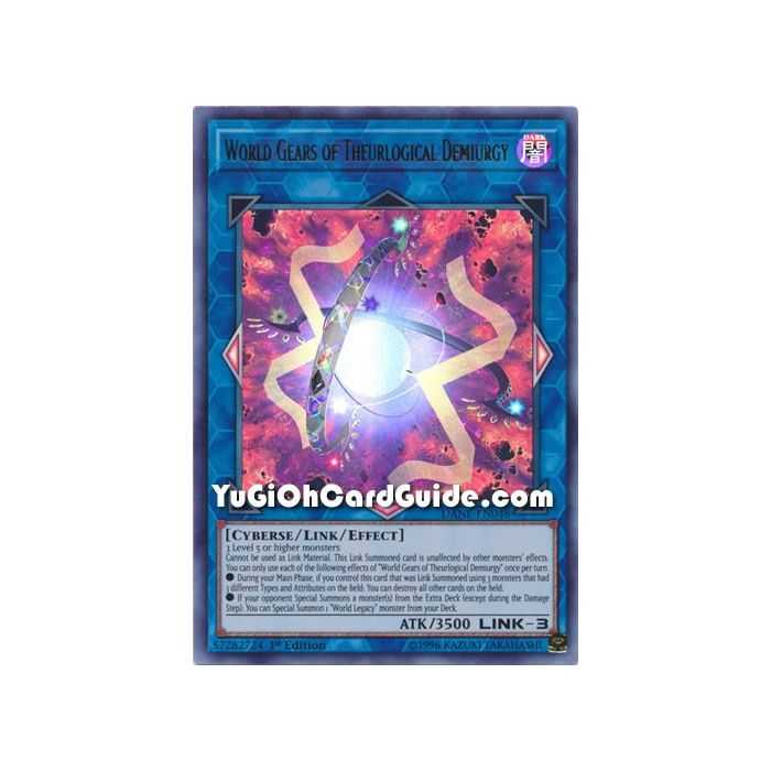 World Gears of Theurlogical Demiurgy (Ultra Rare) – Dark Neostorm | Carta YUGIOH en México