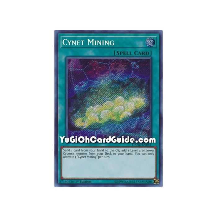 Cynet Mining (Secret Rare) – Dark Neostorm | Carta YUGIOH en México
