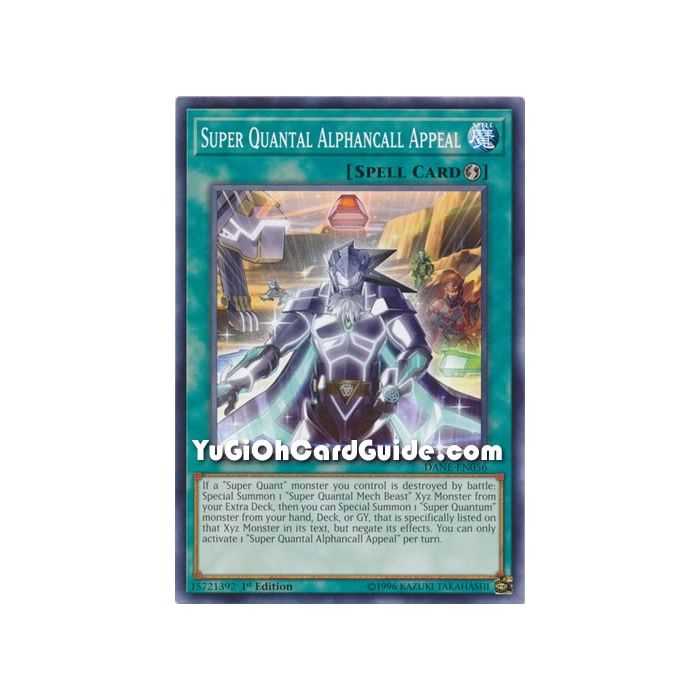 Super Quantal Alphancall Appeal (Common) – Dark Neostorm | Carta YUGIOH en México