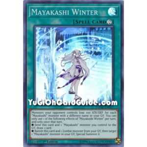 Mayakashi Winter (Super Rare) – Dark Neostorm | Carta YUGIOH en México