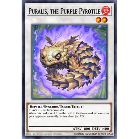 Puralis, the Purple Pyrotile (Rare)