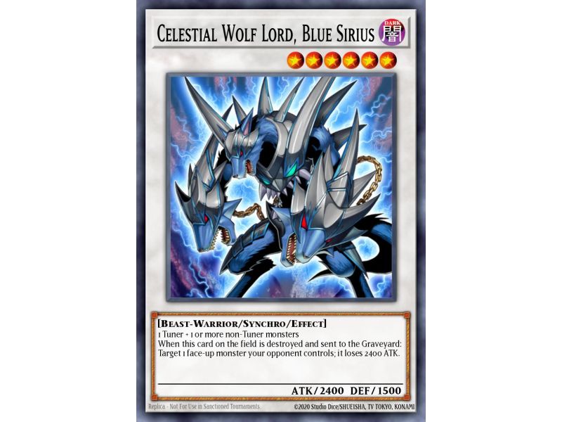 Celestial Wolf Lord, Blue Sirius (Ultra Rare)