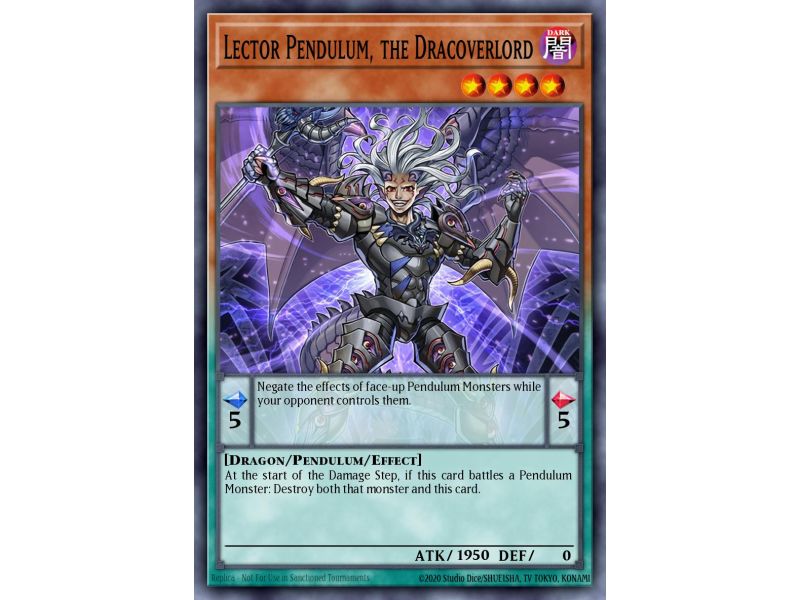Lector Pendulum, the Dracoverlord (Ultra Rare)
