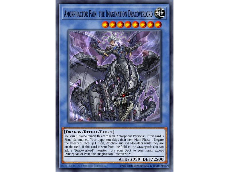 Amorphactor Pain, the Imagination Dracoverlord (Super Rare)