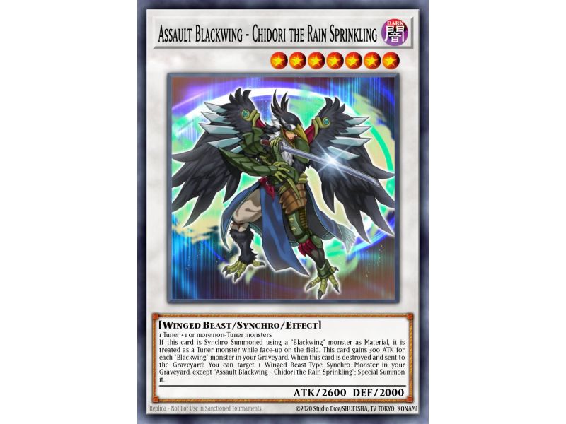 Assault Blackwing - Chidori the Rain Sprinkling (Super Rare)