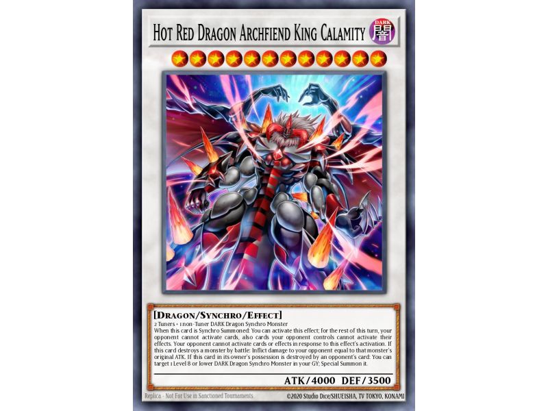 Hot Red Dragon Archfiend King Calamity (Ultra Rare)