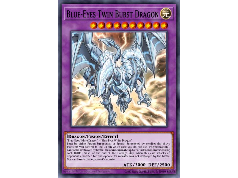 Blue-Eyes Twin Burst Dragon (Secret Rare)