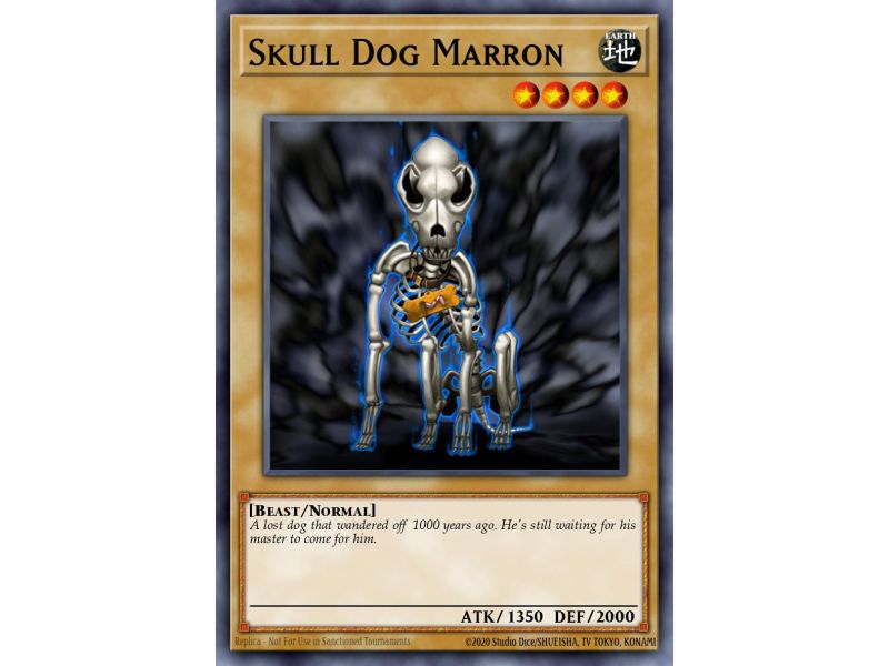 Skull Dog Marron (Common)