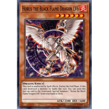 Horus the Black Flame Dragon LV6 (Super Rare)