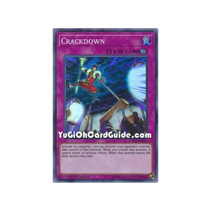 Crackdown (Super Rare) – Dark Neostorm | Carta YUGIOH en México