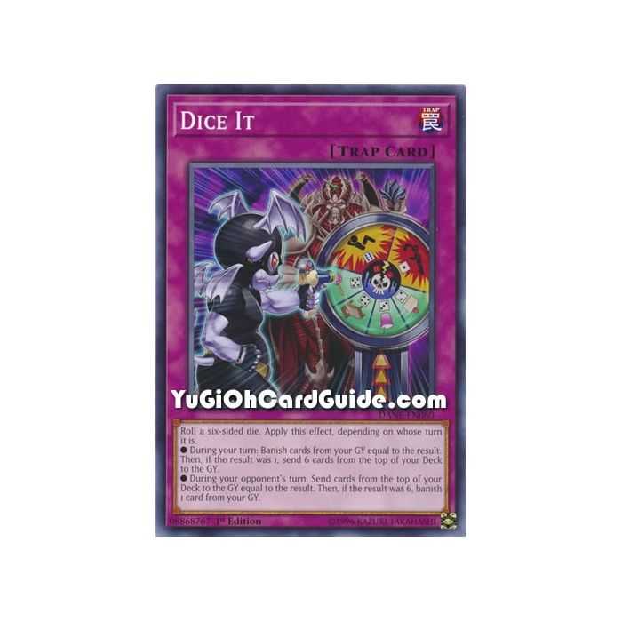 Dice It (Common) – Dark Neostorm | Carta YUGIOH en México