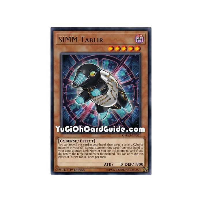 SIMM Tablir (Rare) – Cybernetic Horizon | Carta YUGIOH en México