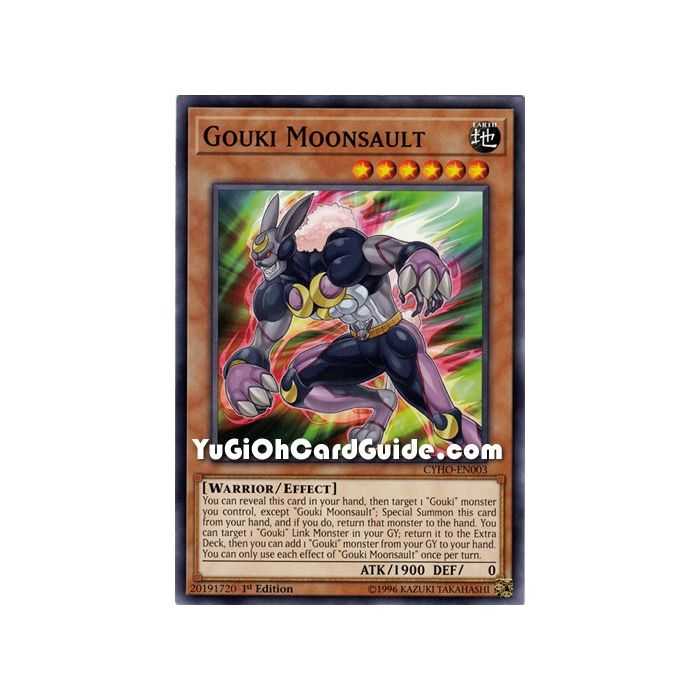 Gouki Moonsault (Common) – Cybernetic Horizon | Carta YUGIOH en México