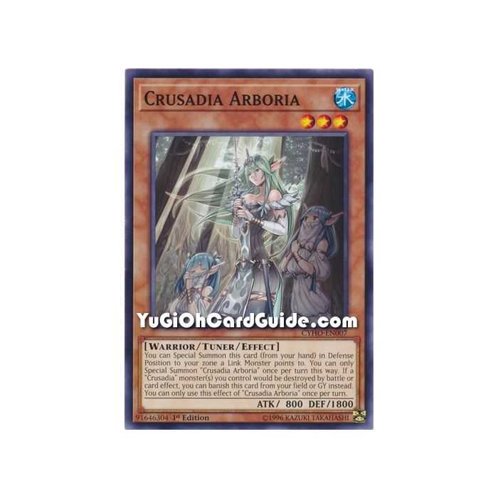 Crusadia Arboria (Common) – Cybernetic Horizon | Carta YUGIOH en México
