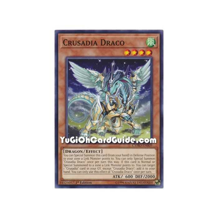 Crusadia Draco (Common) – Cybernetic Horizon | Carta YUGIOH en México