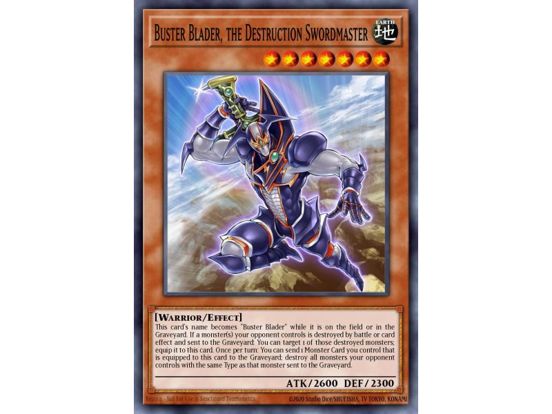 Buster Blader, the Destruction Swordmaster (Common)