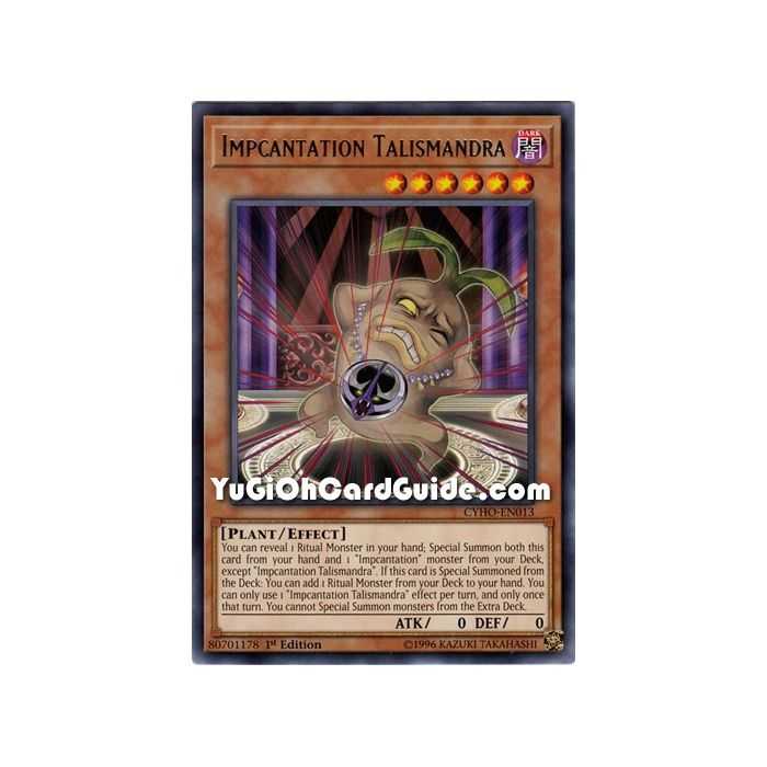 Impcantation Talismandra (Rare) – Cybernetic Horizon | Carta YUGIOH en México