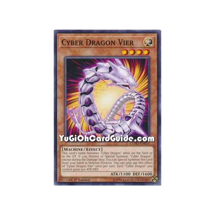 Cyber Dragon Vier (Common) – Cybernetic Horizon | Carta YUGIOH en México