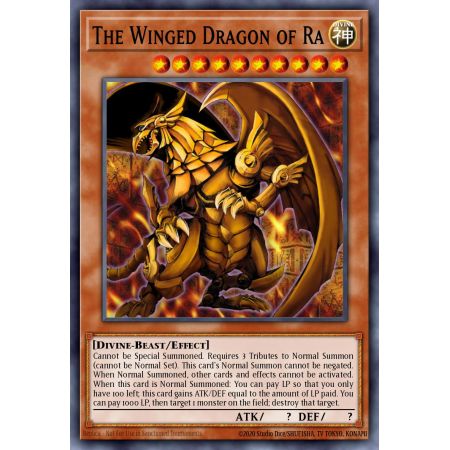 The Winged Dragon of Ra (Secret Rare)