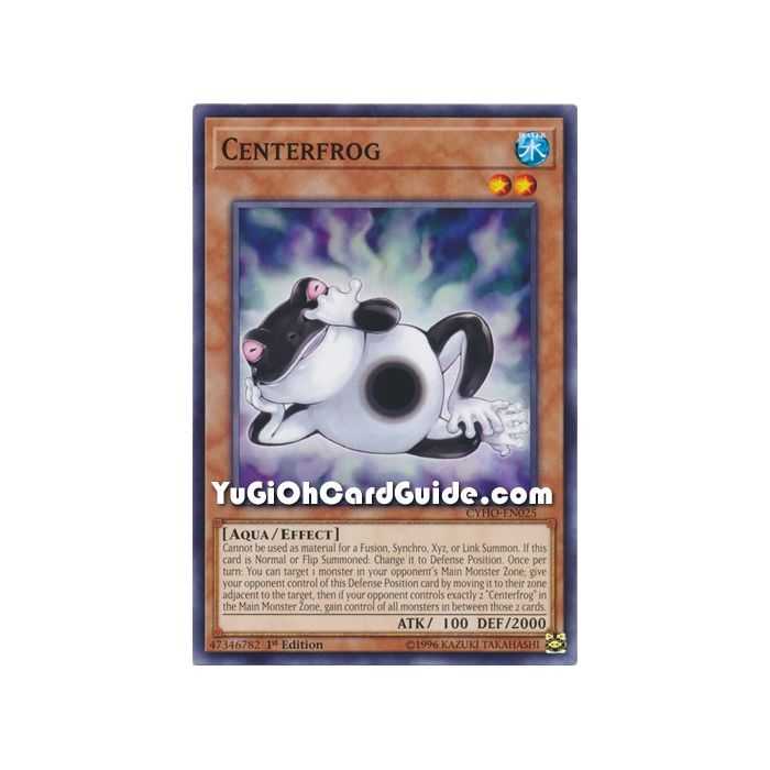 Centerfrog (Common) – Cybernetic Horizon | Carta YUGIOH en México