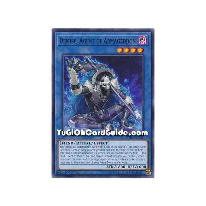 Demise, Agent of Armageddon (Common) – Cybernetic Horizon | Carta YUGIOH en México