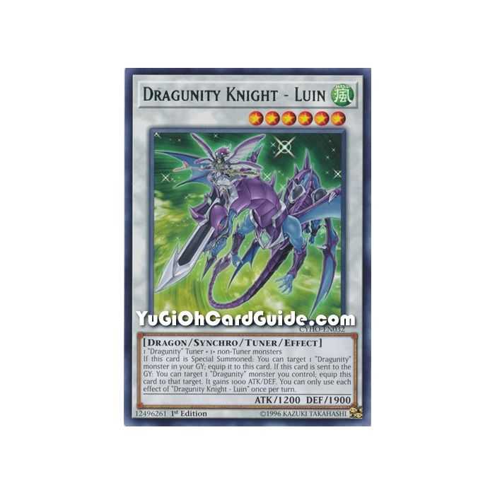 Dragunity Knight - Luin (Rare) – Cybernetic Horizon | Carta YUGIOH en México