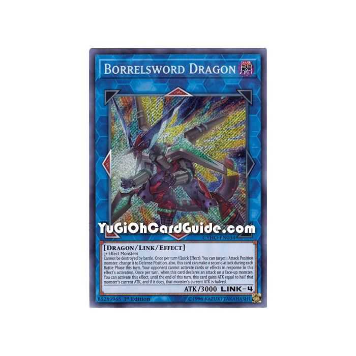 Borrelsword Dragon (Secret Rare) – Cybernetic Horizon | Carta YUGIOH en México