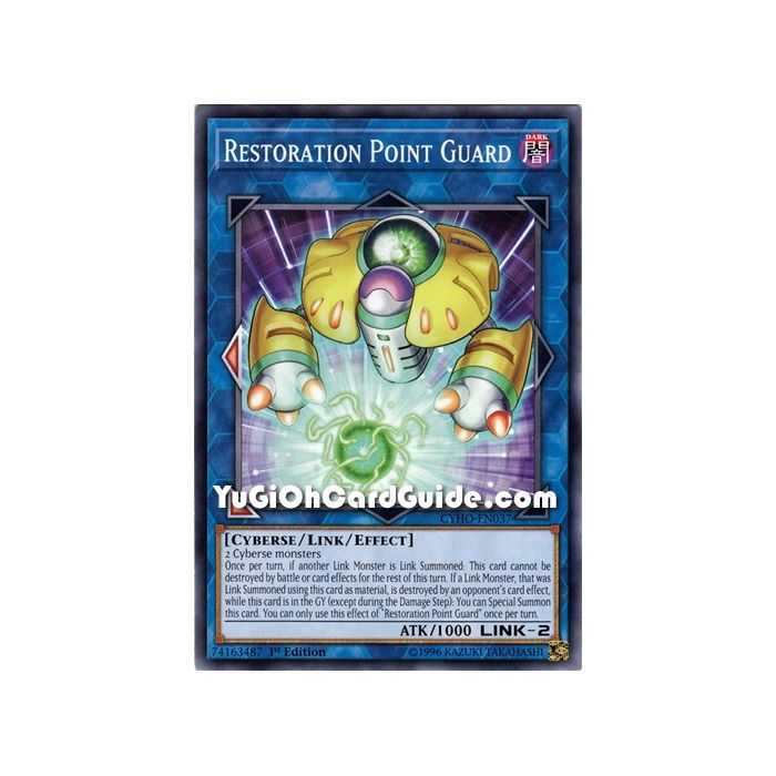 Restoration Point Guard (Common) – Cybernetic Horizon | Carta YUGIOH en México