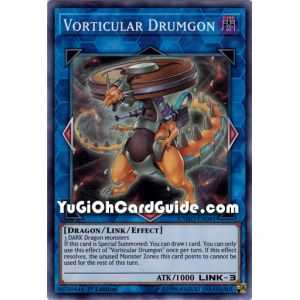 Vorticular Drumgon (Super Rare) – Cybernetic Horizon | Carta YUGIOH en México