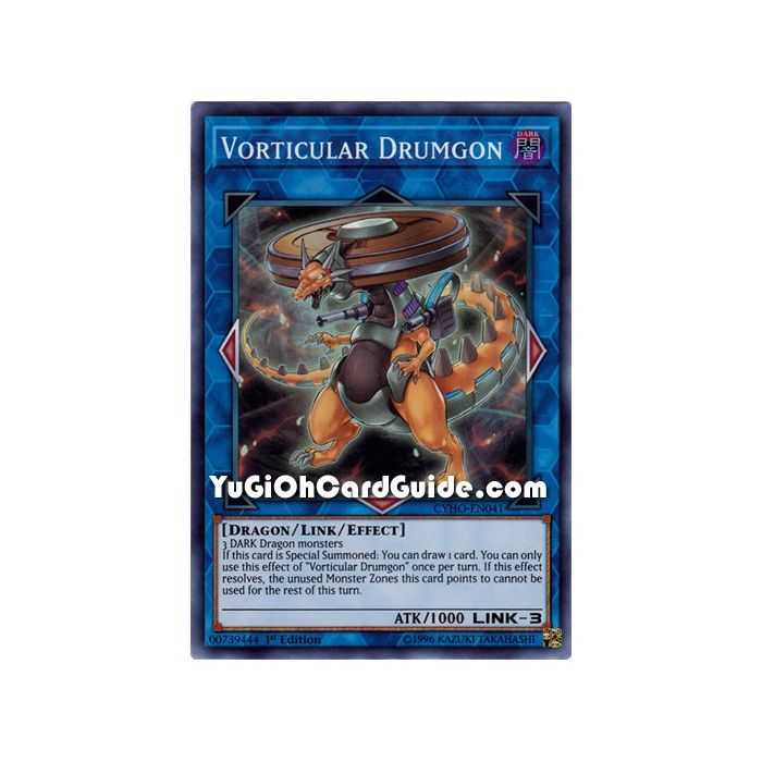 Vorticular Drumgon (Super Rare) – Cybernetic Horizon | Carta YUGIOH en México