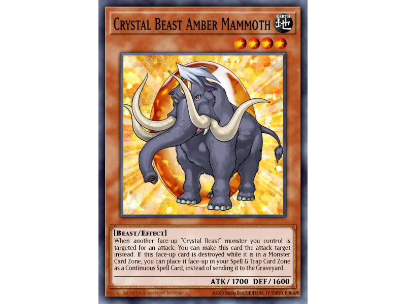 Crystal Beast Amber Mammoth (Common)