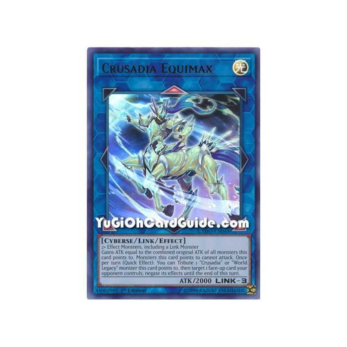 Crusadia Equimax (Ultra Rare) – Cybernetic Horizon | Carta YUGIOH en México