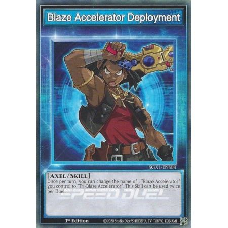 Blaze Accelerator Deployment (Skill Card) (Common)