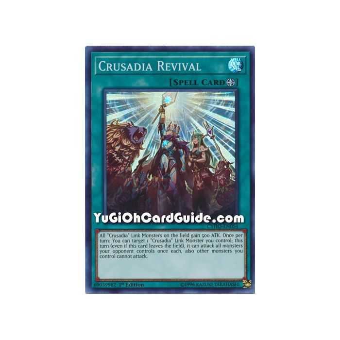 Crusadia Revival (Super Rare) – Cybernetic Horizon | Carta YUGIOH en México