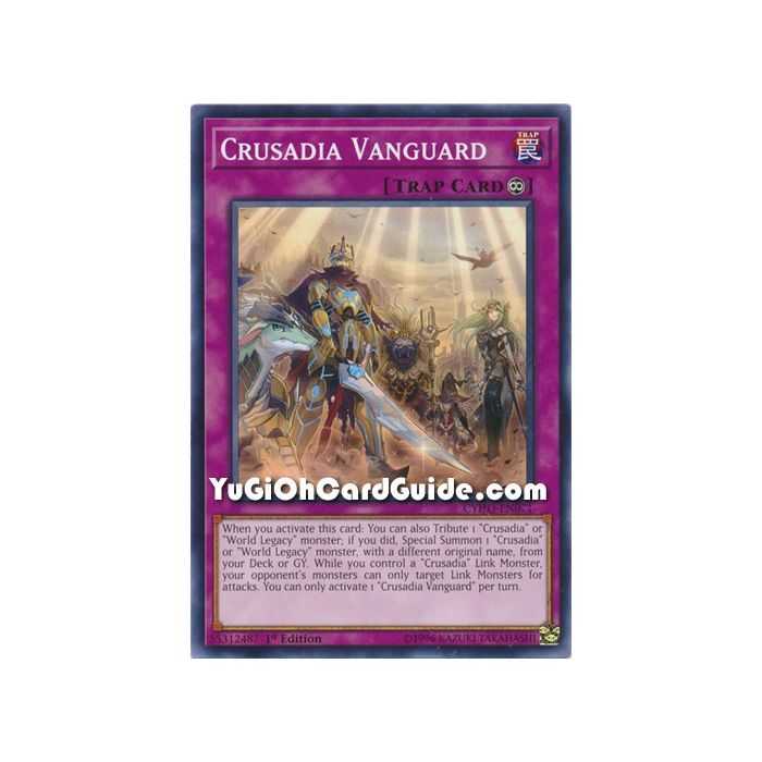 Crusadia Vanguard (Common) – Cybernetic Horizon | Carta YUGIOH en México