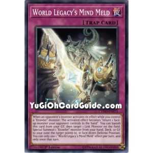 World Legacy's Mind Meld (Common) – Cybernetic Horizon | Carta YUGIOH en México