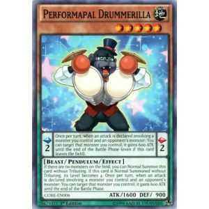 Perfomapal Drummerilla (Common) – Clash of Rebellions | Carta YUGIOH en México