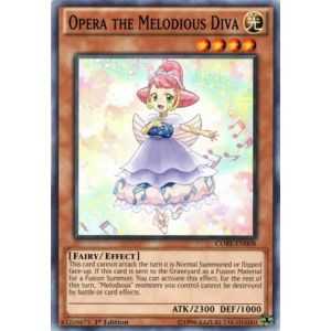 Opera the Melodious Diva (Common) – Clash of Rebellions | Carta YUGIOH en México