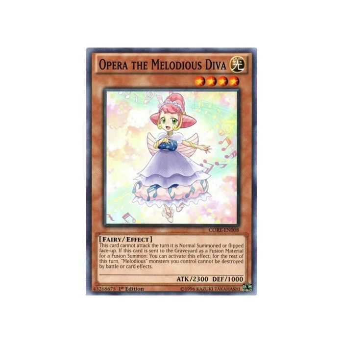 Opera the Melodious Diva (Common) – Clash of Rebellions | Carta YUGIOH en México