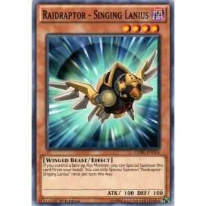 Raidraptor - Singing Lanius (Common) – Clash of Rebellions | Carta YUGIOH en México